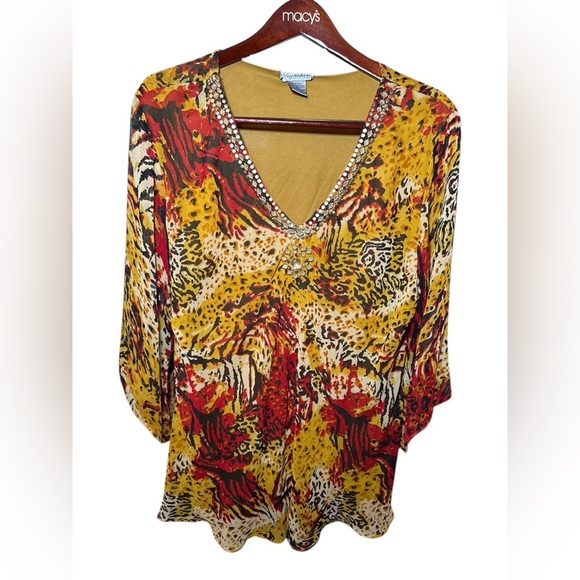 Style & Co Signature MPH Plus Size Women's Clothing Blouse Lot Bundle Size 2X - Picture 2 of 11